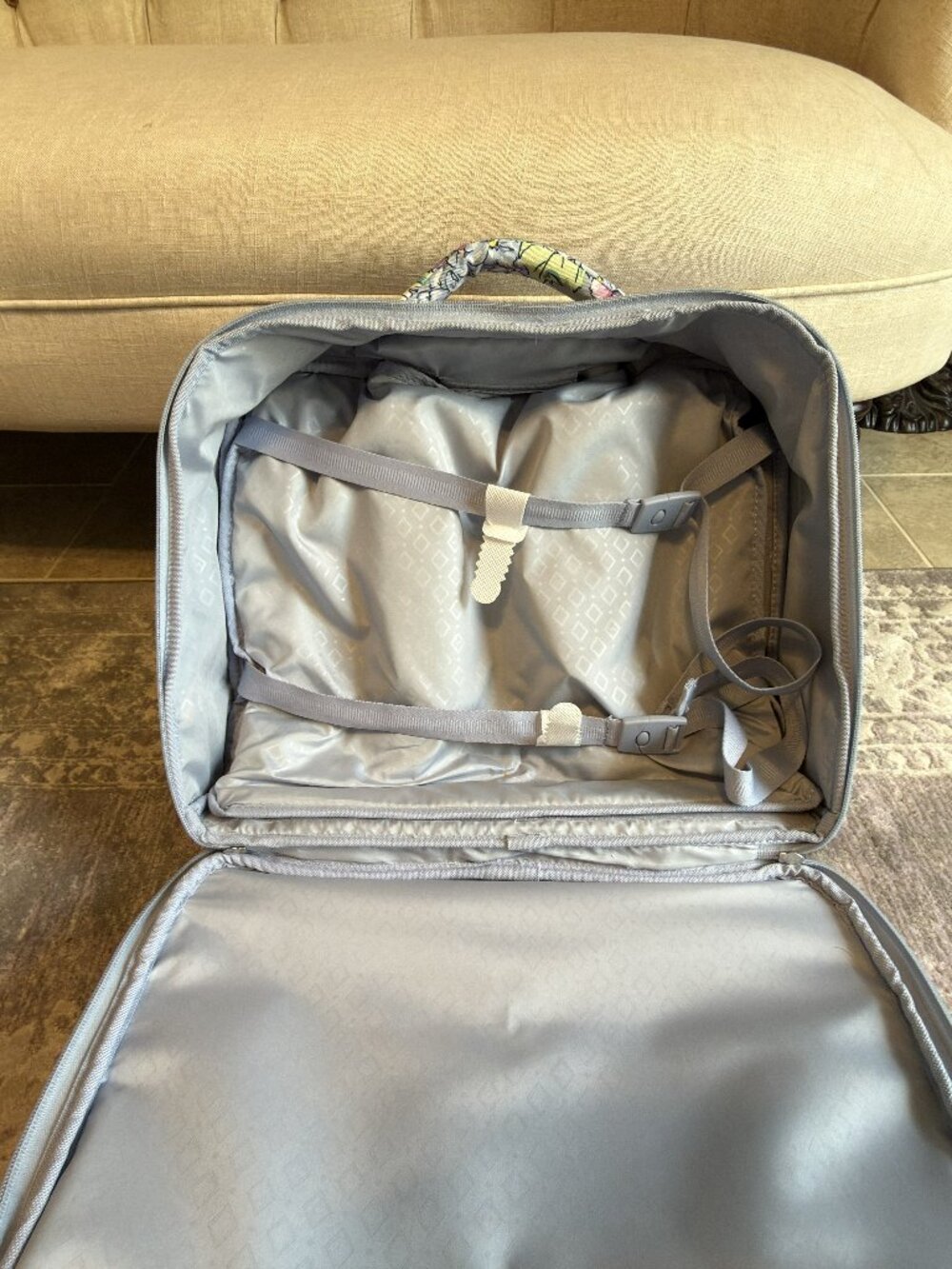 Vera Bradley Rolling Carry-on Luggage Briefcase - Picture 7 of 14